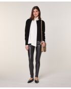 Pullover nero in lana Gwendoline