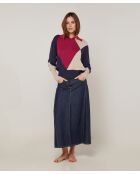 Pull Hughette en Laine mélangée rouge grenat