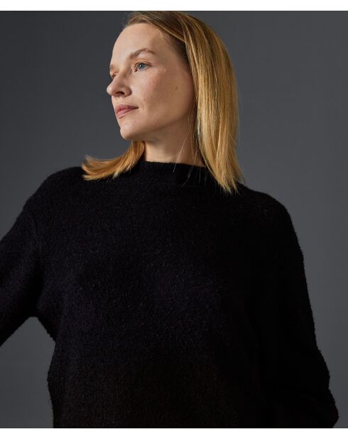 Pull Lorelei col manches bouffantes noir
