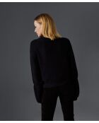 Pull Lorelei col manches bouffantes noir