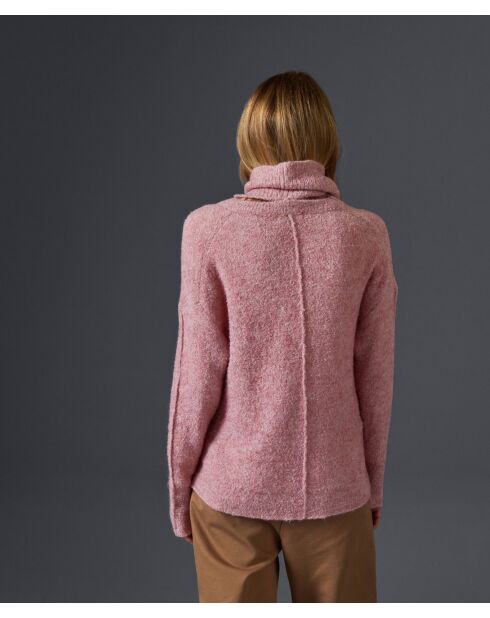 Pull Romi col amovible bois de rose