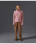 Pull Romi col amovible bois de rose