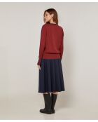 Pull Elsa en Laine mélangée bleu denim