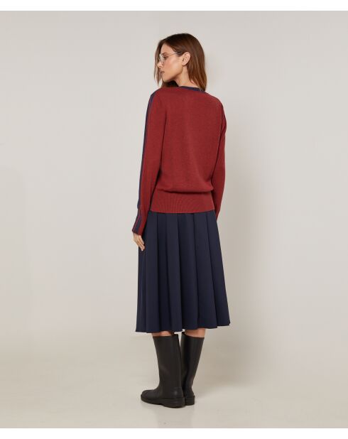 Pull Elsa en Laine mélangée bleu denim