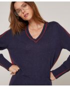 Pull Elsa en Laine mélangée bleu denim