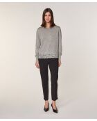 Pull Marie Lou 100% Laine gris foncé