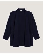 Gilet Joëlle ouvert bleu nuit