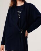 Gilet Joëlle ouvert bleu nuit