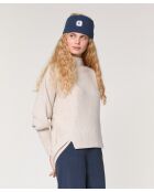 Pull Louve en Laine mélangée beige