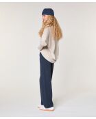 Pull Louve en Laine mélangée beige