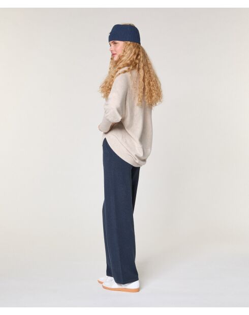 Pull Louve en Laine mélangée beige