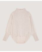 Pull Louve en Laine mélangée beige