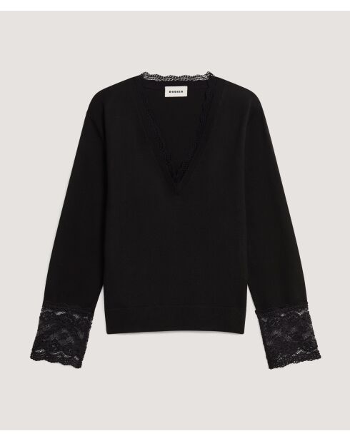 Pull Nora en Laine noir