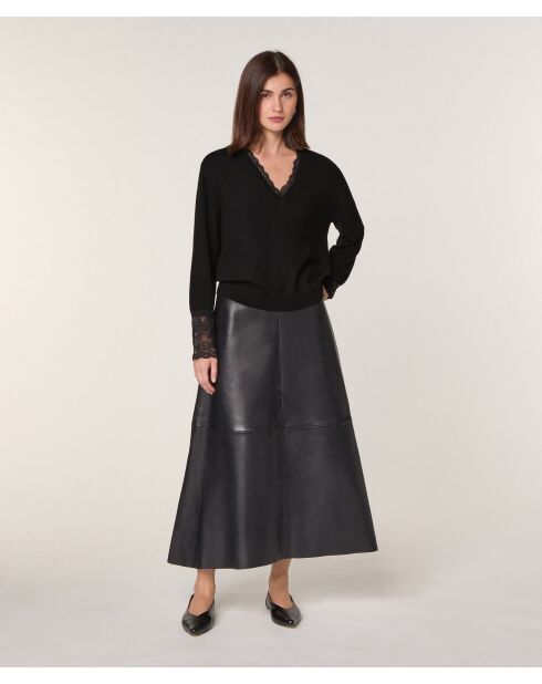 Pull Nora en Laine noir