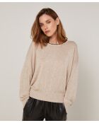 Pull Eugène en Laine mélangée beige