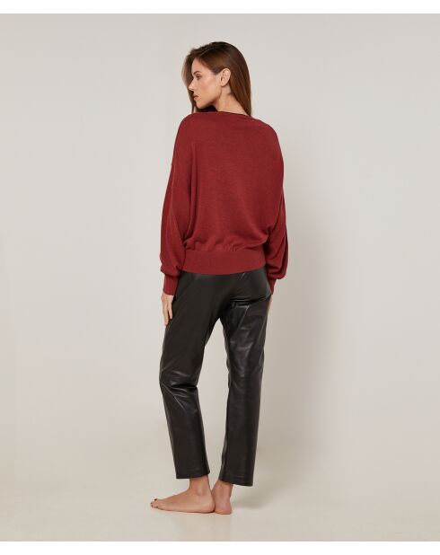 Pull Valéry en Laine mélangée rouge brique