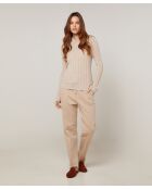 Pull Raymonde en Laine mélangée beige