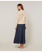 Pull Anastasia en Laine mélangé blanc ivoire