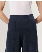 Pantalon Ursula 100% laine large bleu denim