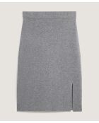 Jupe Linda en Laine & Cachemire grise