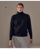 Pull Mahaut, col roulé noir