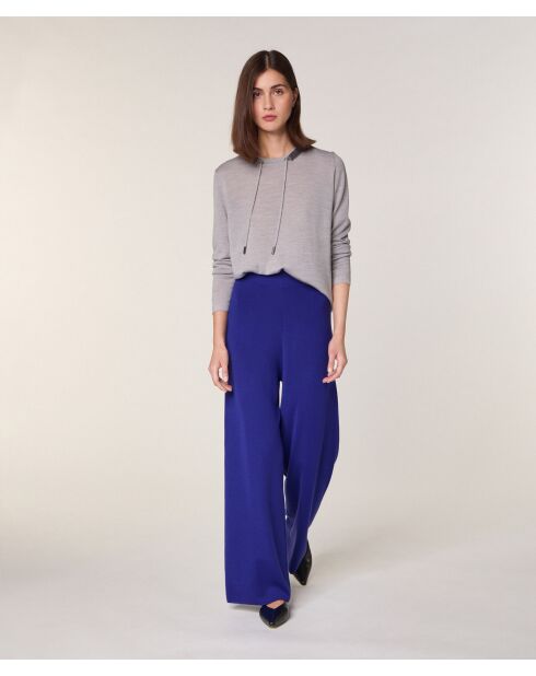 Pantalon Orlane 100% Laine bleu outremer