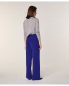 Pantalon Orlane 100% Laine bleu outremer