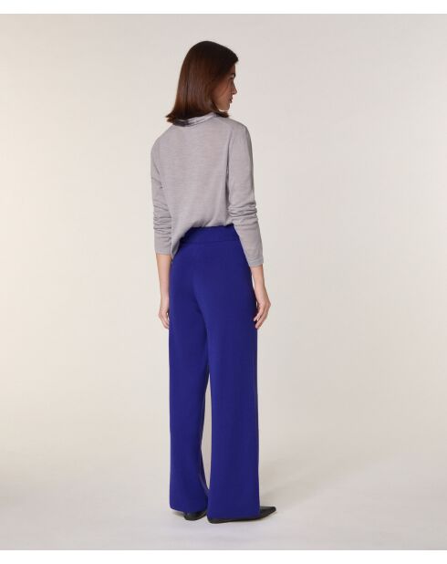 Pantalon Orlane 100% Laine bleu outremer
