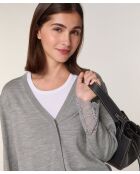 Pull Odile 100% Laine gris foncé