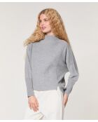 Pull Violaine en Laine & Cachemire gris