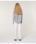 Pull Violaine en Laine & Cachemire gris