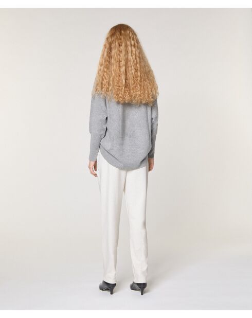 Pull Violaine en Laine & Cachemire gris