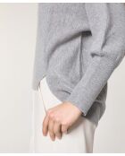 Pull Violaine en Laine & Cachemire gris