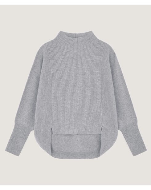 Pull Violaine en Laine & Cachemire gris