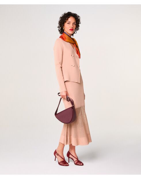 Veste Emmia rose poudre