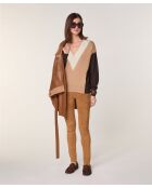 Pull Linda 100% Laine marron café