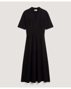Robe Freesia en Laine mélangé noire