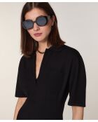 Robe Freesia en Laine mélangé noire