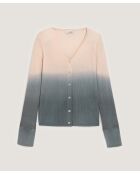 Gilet Maëlys 100% laine tie & dye beige chair