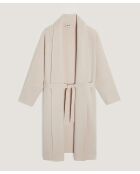 Manteau Aishwarya long blanc écru