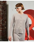 Cardigan Molly Double Face marron camel