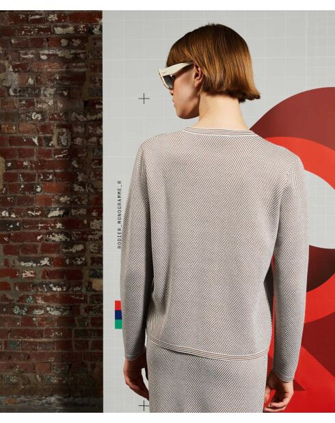 Cardigan Molly Double Face marron camel