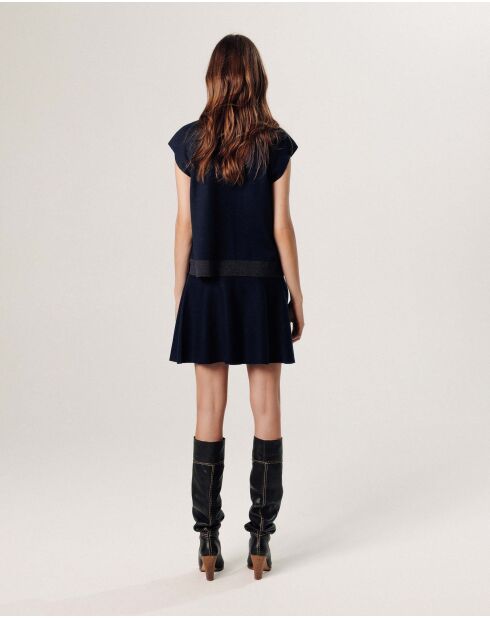 Jupe Lucinda patineuse bleu nuit