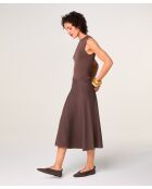 Robe Anne-Isabelle marron écorce