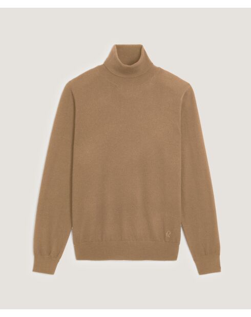 Pull Jacques 100% Laine beige foncé