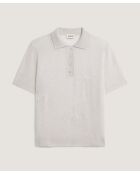 Polo Edenen 100% Laine blanc