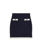 Jupe courte Philomène bleu marine