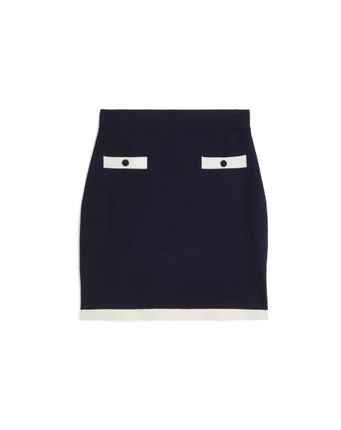 Jupe courte Philomène bleu marine