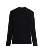 Pull, Abelle col montant ouvertures noir