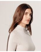 Pull Adline double face blanc écru